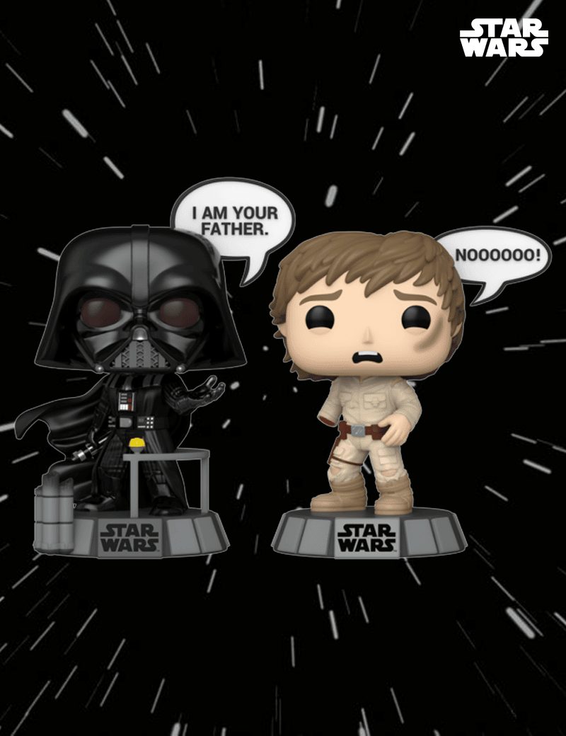 2 Pack Dark Vador & Luke - Figurine Funko POP! Star Wars