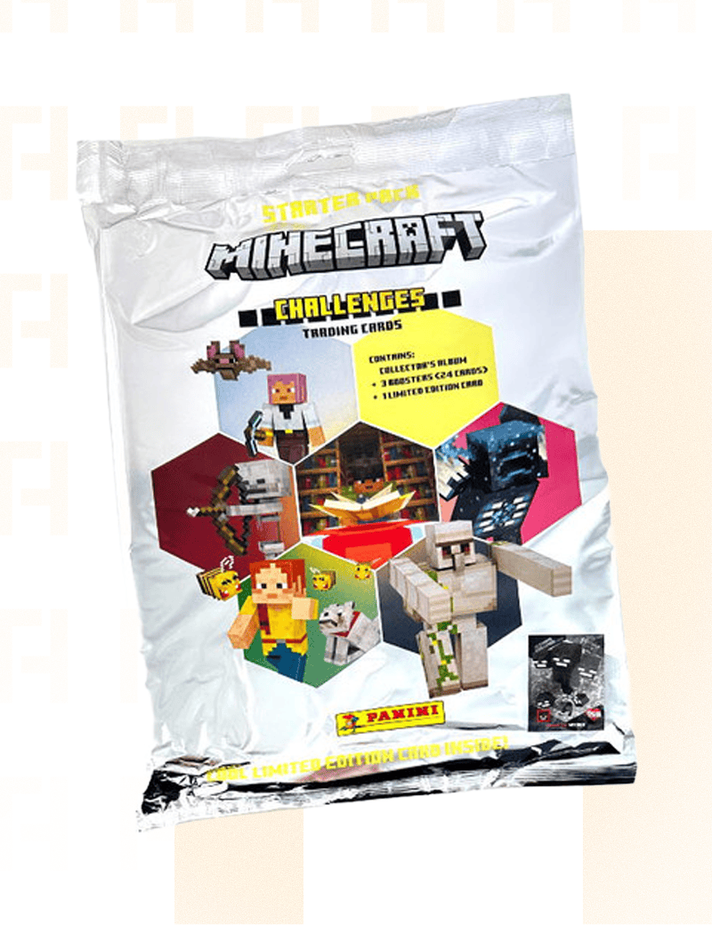 Minecraft - Panini Trading cards (1 col + 24 cards + 1 Ed lim.)