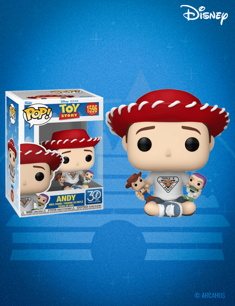 Andy n° 1596 - Figurine Funko POP! Disney Pixar Toy Story 30eme Anniversaire