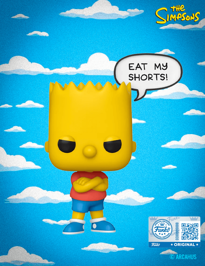 Bart (Eat my shorts!) n° 1742 - Figurine Funko POP! Television Les Simpsons