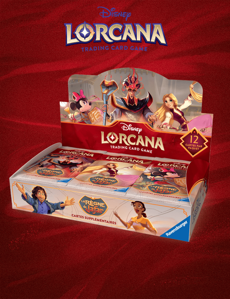 Display Scellée Disney Lorcana - 24 Boosters VF Aléatoire Chapitre 8 Le Reigne de Jafar