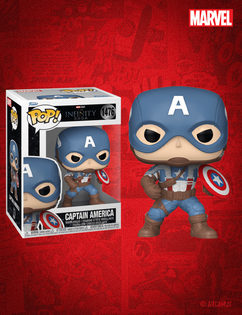 Captain America n°1476 - Figurine Funko POP! Marvel Studios Infinity Saga