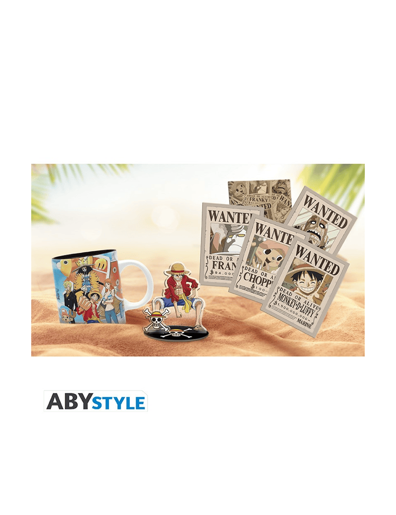 One Piece - Coffret cadeau Luffy Mug + Acryl® + Cartes postales
