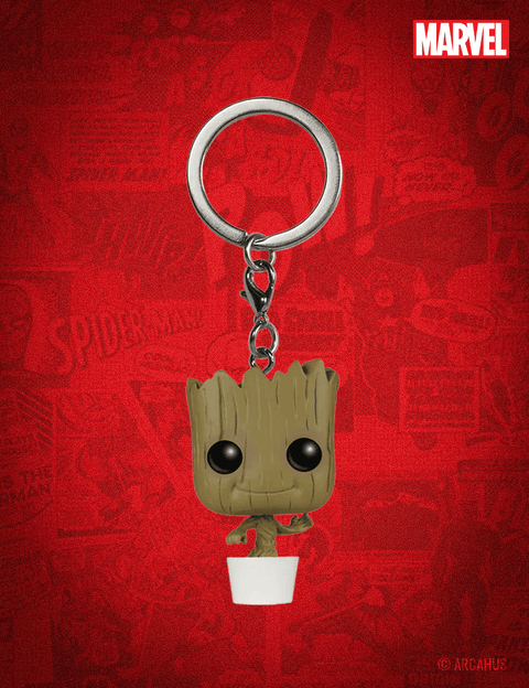 Dancing Groot Porte-clé - Figurine Funko POP! Pocket Keychain Marvel Les Gardiens de la Galaxie