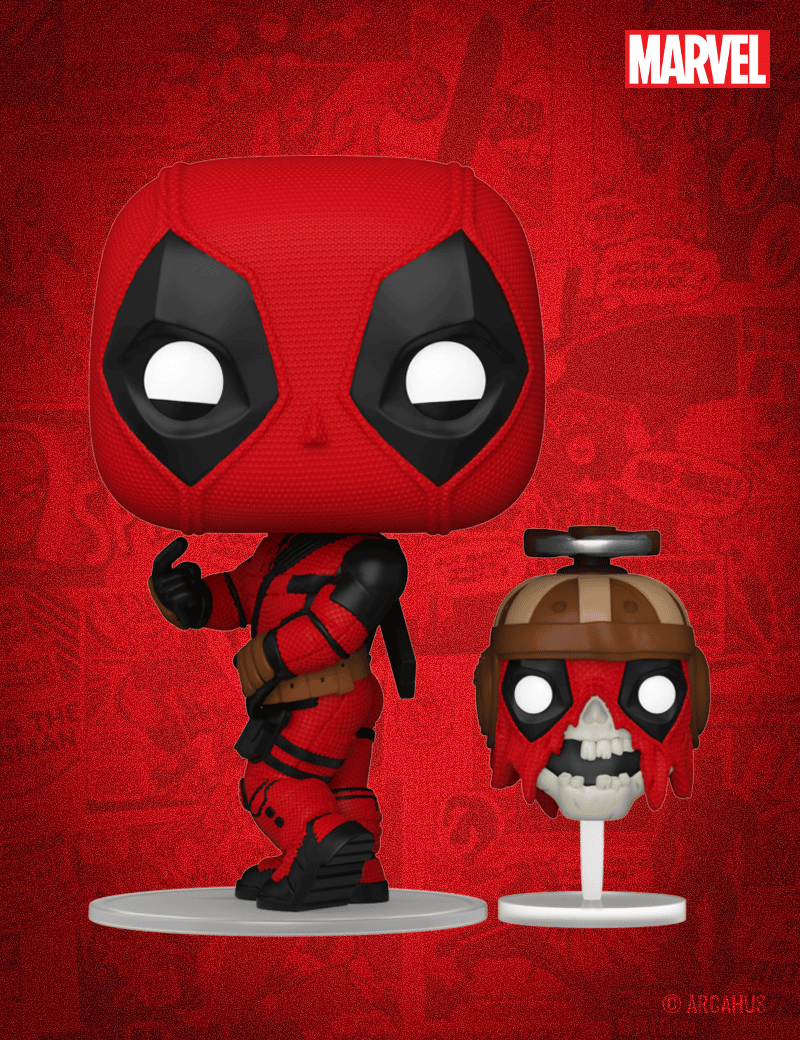 Deadpool avec Headpool n° 1400 - Figurine Funko POP! Marvel Studios Deadpool & Wolverine