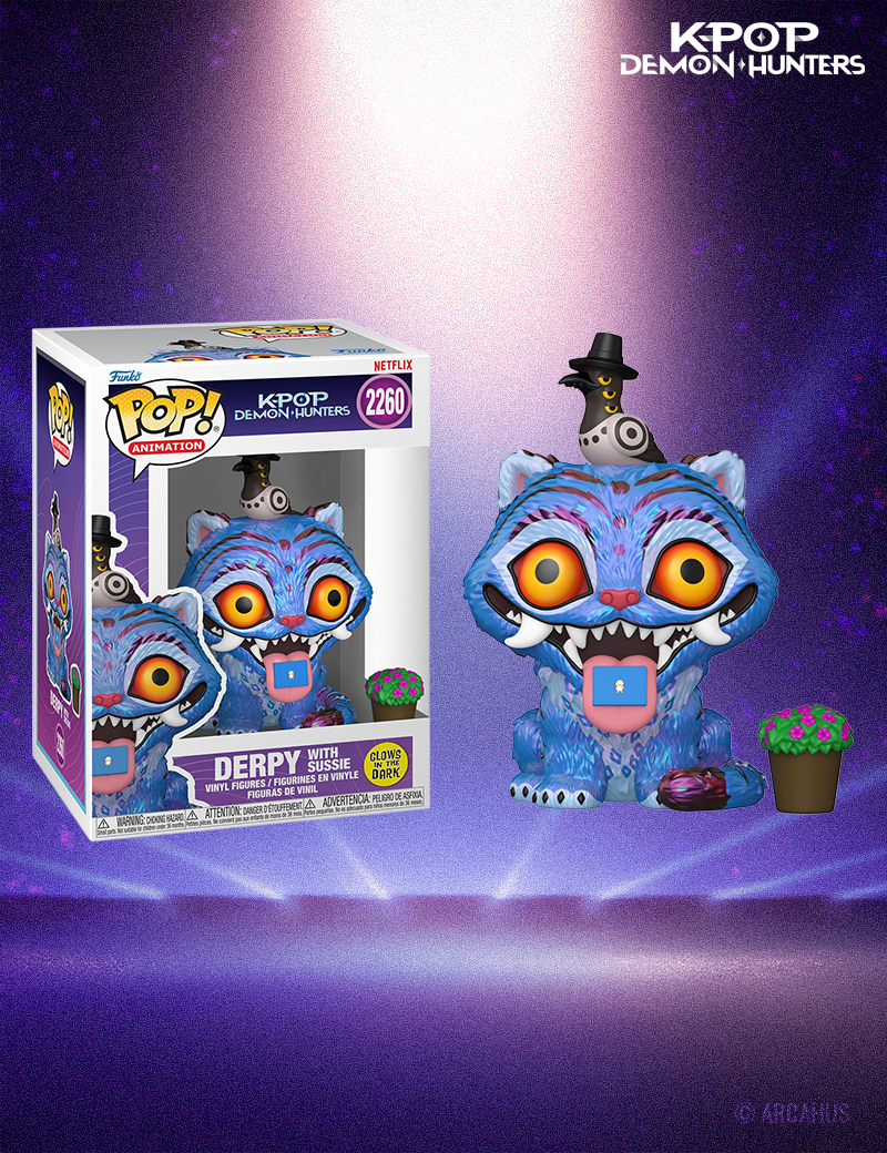 Derpy Tiger with Sussie n° 2260 - Figurine Funko POP! Animation KPop Demon Hunters