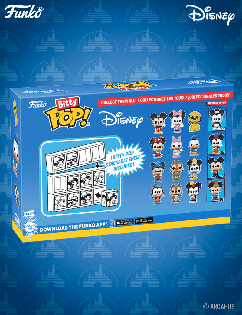 Pack de 4 figurines - Funko Bitty POP! Disney Série 2