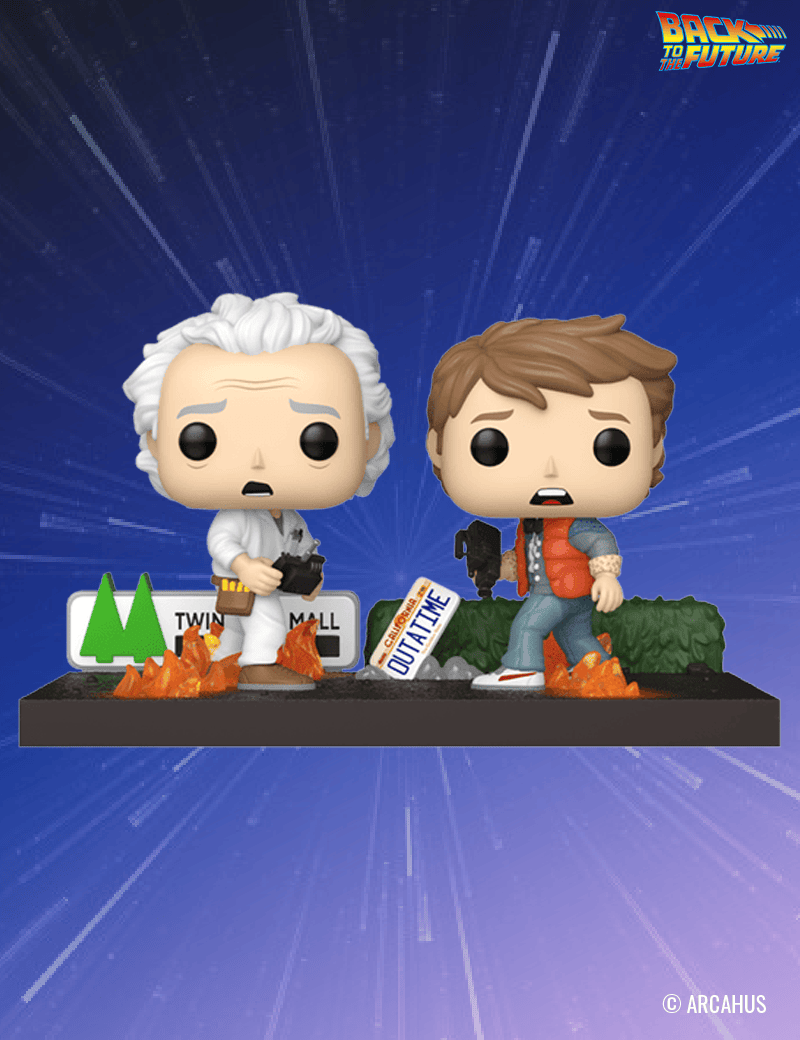 Doc & Marty n° 1846 - Figurine Funko POP! Moment Retour vers le Futur