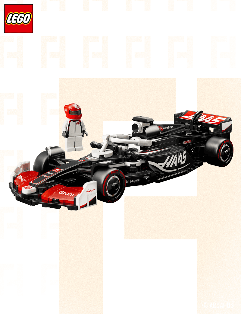 Voiture F1® MoneyGram Haas Team VF-24 - Lego Speed Champions 77250