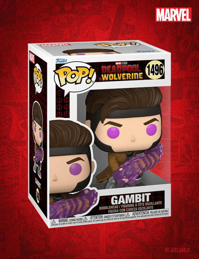 Gambit n° 1496- Figurine Funko POP! Marvel Studios Deadpool & Wolverine