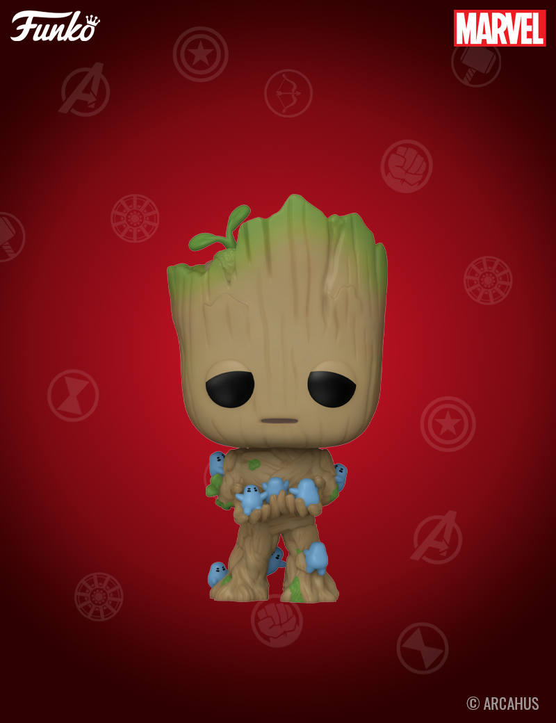 Groot with Grunds n° 1194 - Figurine Funko POP! Marvel Studios I am Groot