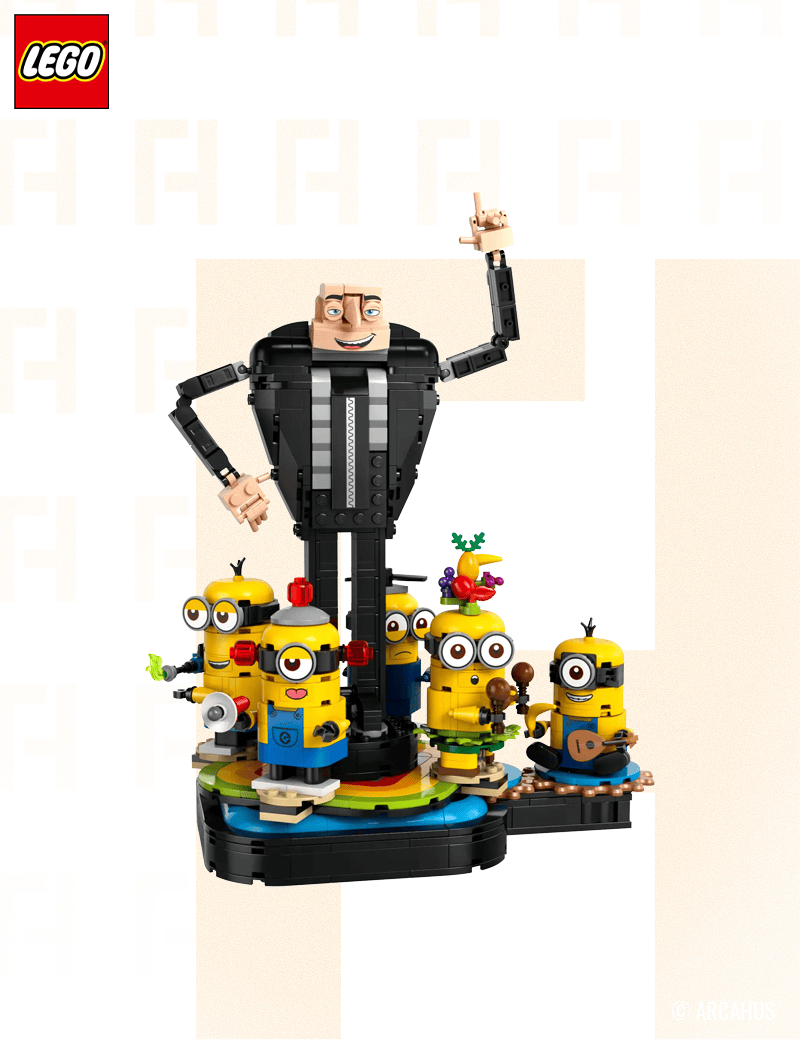 Gru et les Minions en briques - Lego Moi Moche et Méchant 75582