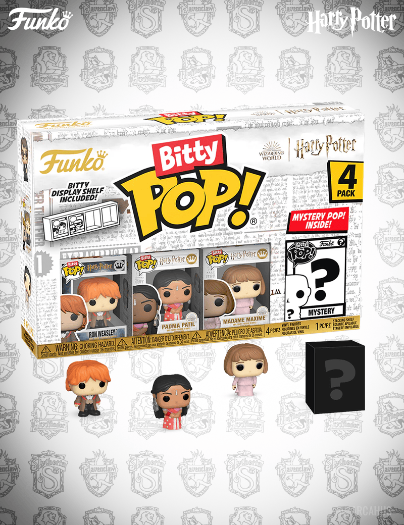 Pack de 4 figurines - Funko Bitty POP! Harry Potter et la Coupe de feu Série 3