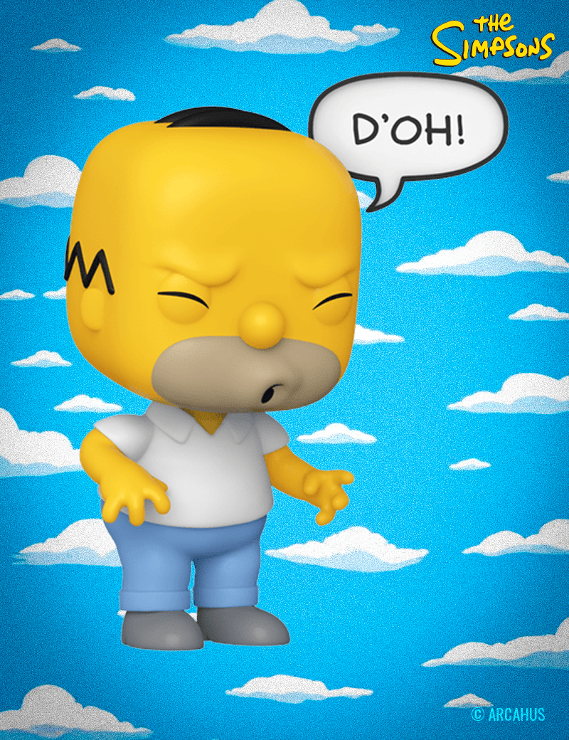 Homer (D'Oh!) n° 1736 - Figurine Funko POP! Television Les Simpsons