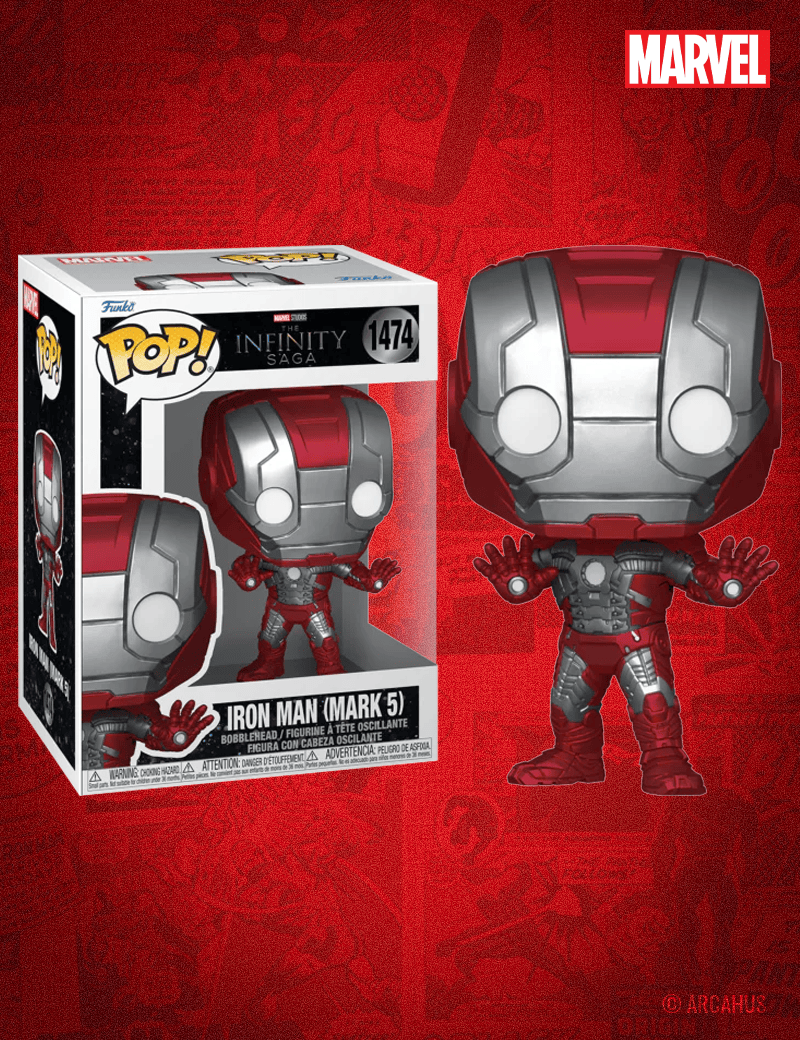 Iron Man (Mark 5) n°1474 - Figurine Funko POP! Marvel Studios Infinity Saga