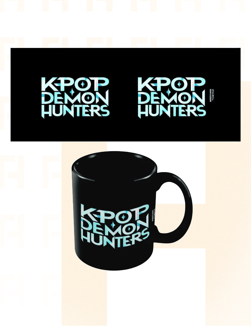 Logo KPop Demon Hunters - Mug Tasse 325ml