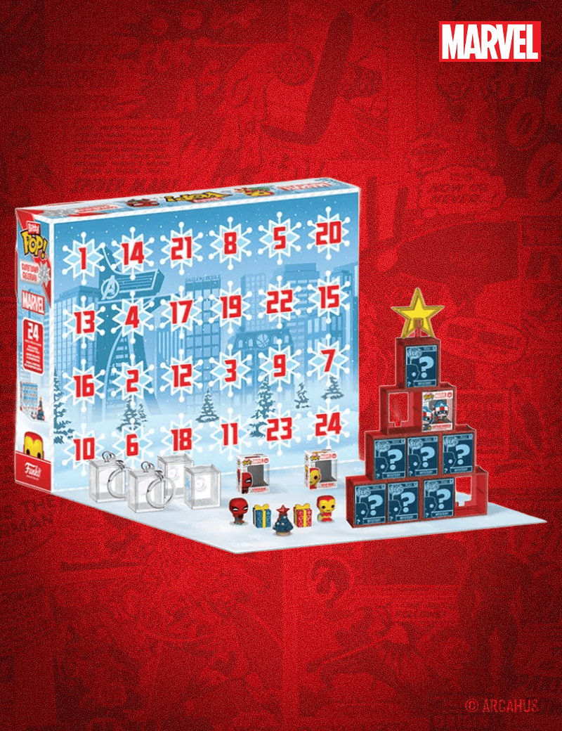 Calendrier de l'Avent 2025 - Funko Bitty POP! Marvel Comics