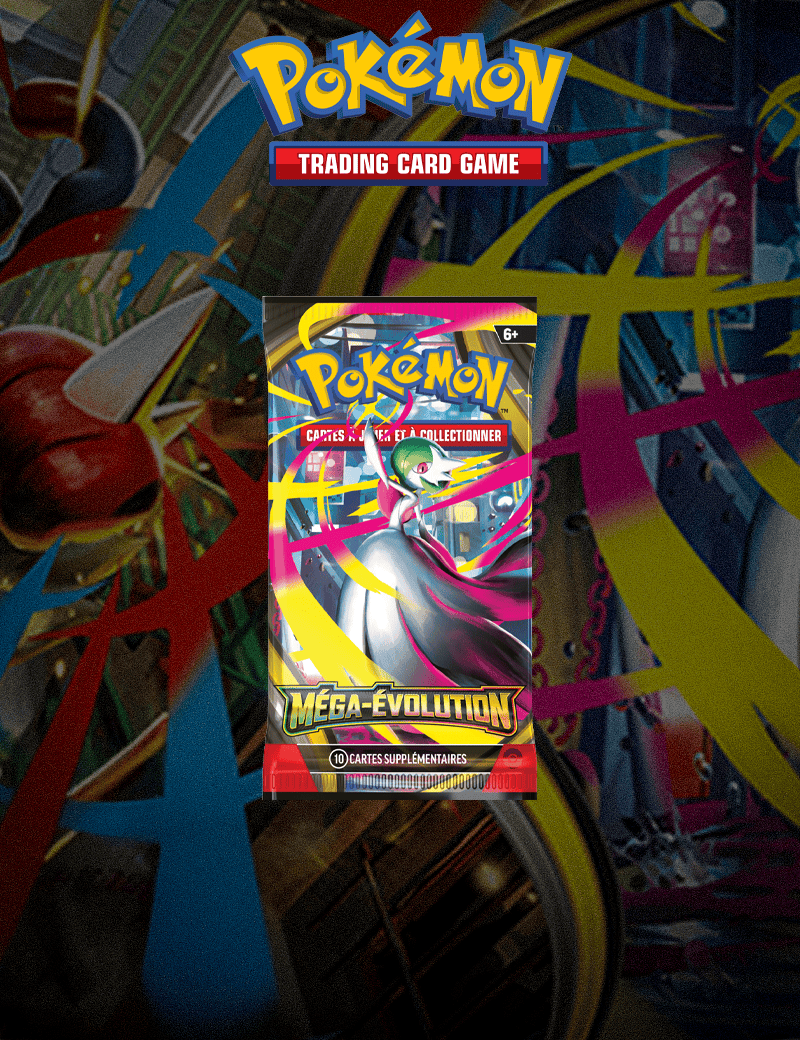 Booster Méga-Évolutions - Booster 1pc Aléatoire Pokémon VF ME01 Méga-Évolutions
