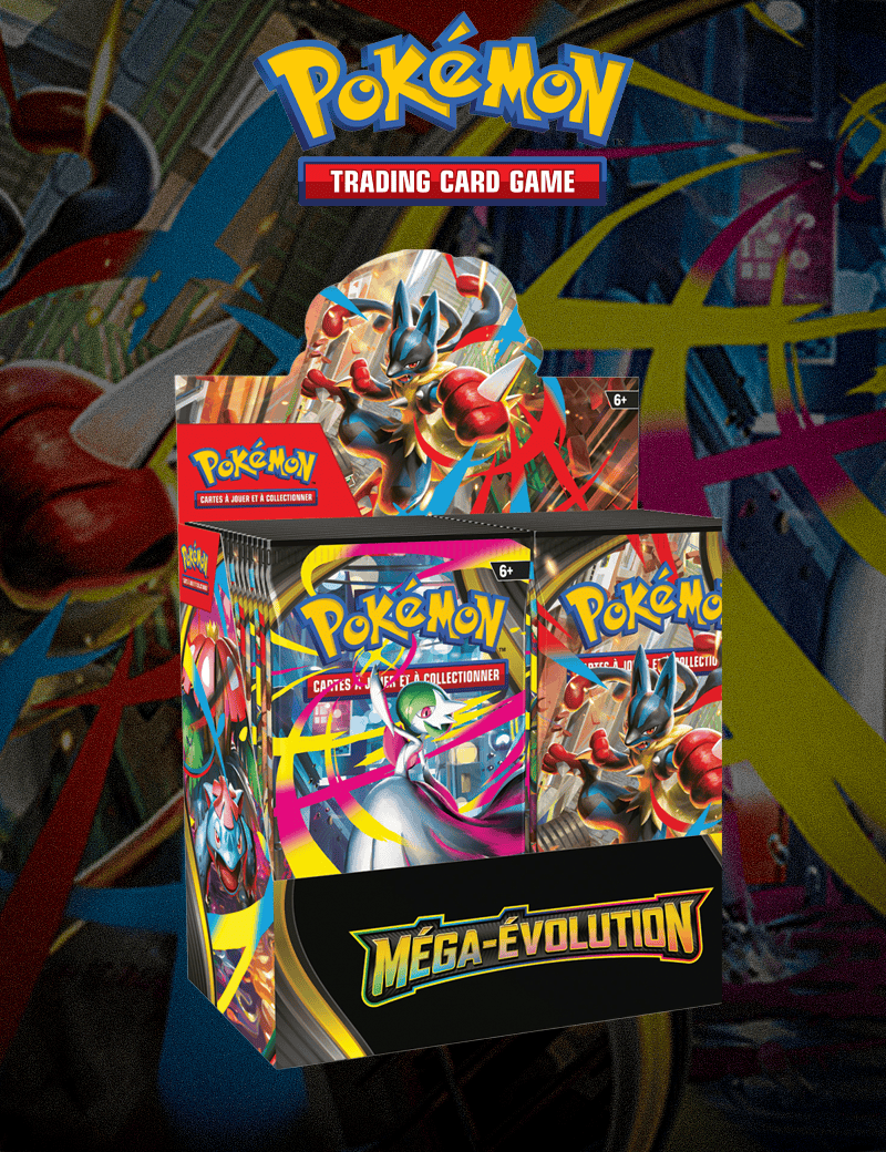 Display Scellé Méga-Évolutions - Booster 36pc Aléatoire Pokémon VF ME01 Méga-Évolutions