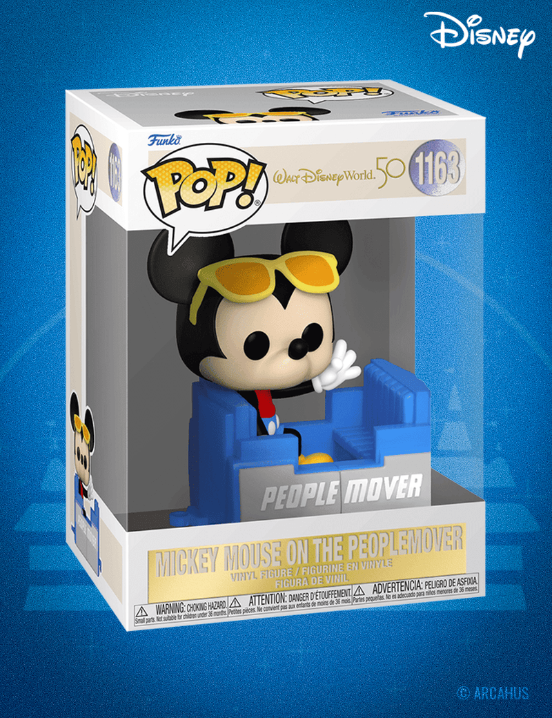 Mickey Mouse on the Peoplemover n° 1163 - Figurine Funko POP! Disney Walt Disney World 50