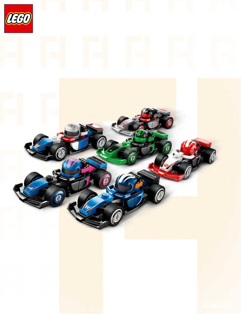 Voitures F1® à collectionner - Lego Minifigures 71049