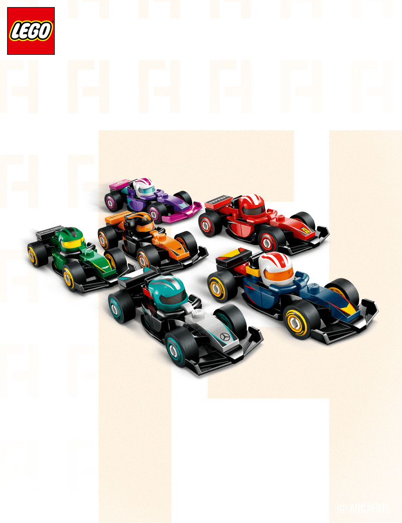 Voitures F1® à collectionner - Lego Minifigures 71049