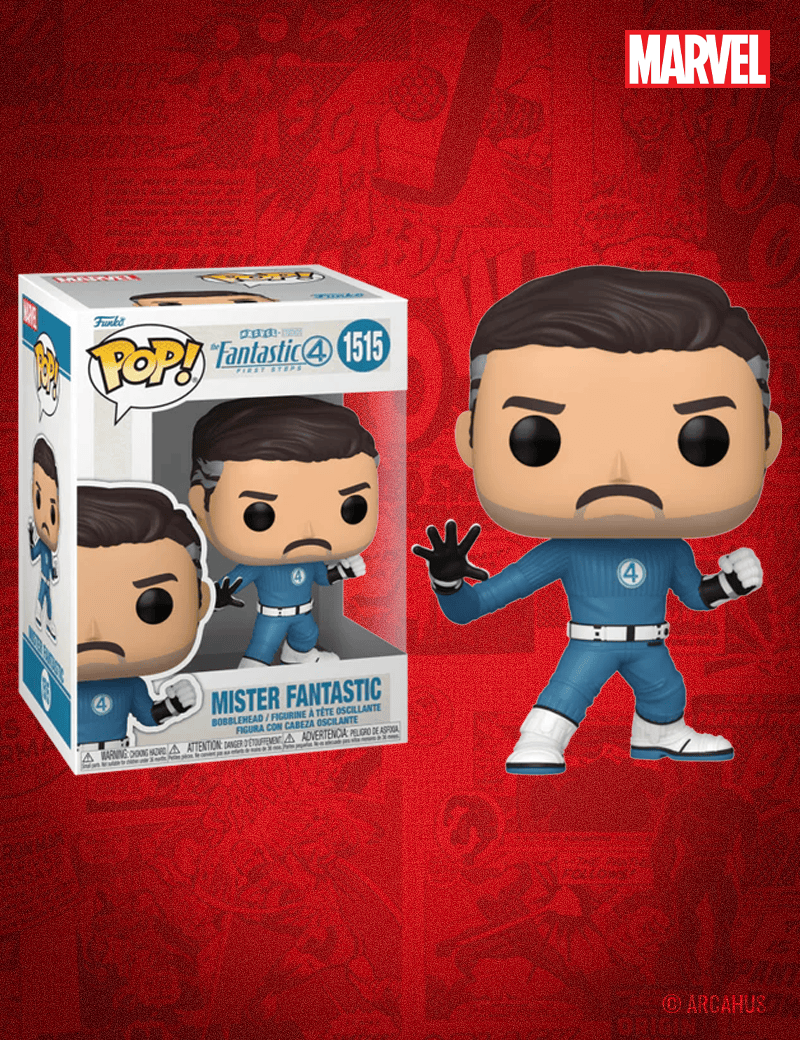 Mr. Fantastic n° 1515 - Figurine Funko POP! Marvel Studios Les 4 Fantastiques : Premiers Pas