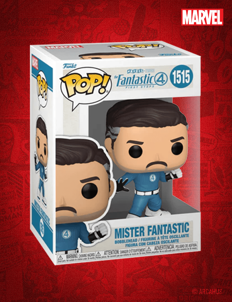 Mr. Fantastic n° 1515 - Figurine Funko POP! Marvel Studios Les 4 Fantastiques : Premiers Pas
