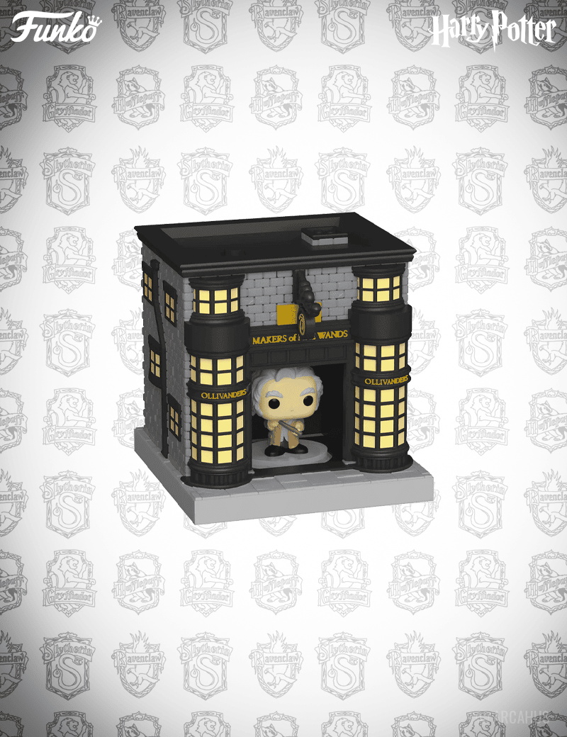 Garrick Ollivander et magasin Ollivander - Funko Bitty POP! Town Harry Potter