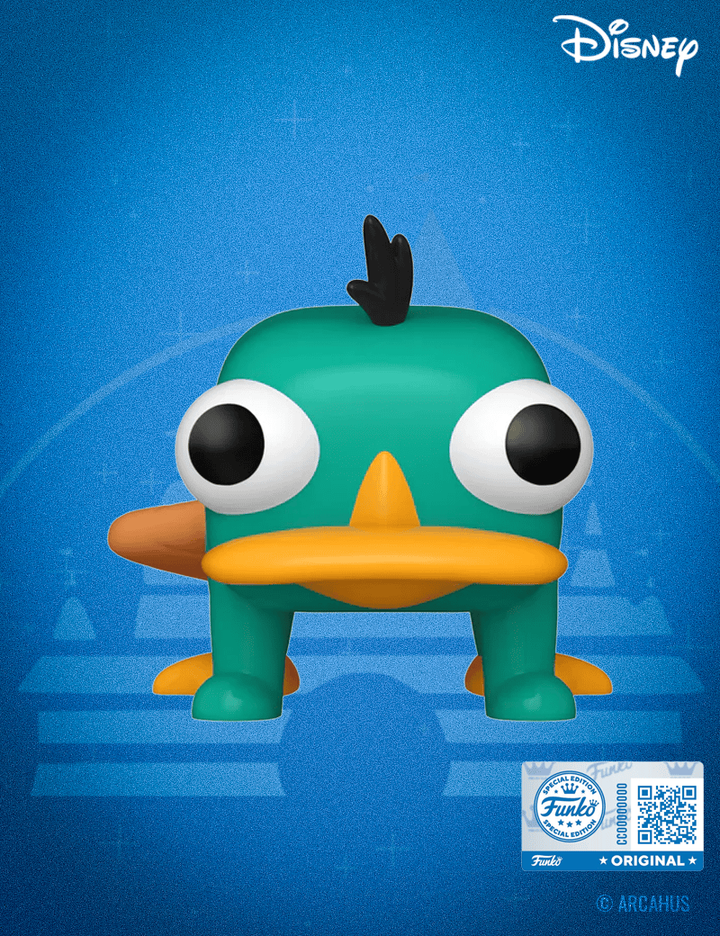 Perry l'ornithorynque n° 1631 - Figurine Funko POP! Disney Phineas & Ferb