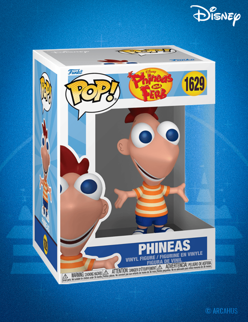Phineas n° 1629 - Figurine Funko POP! Disney Phineas & Ferb