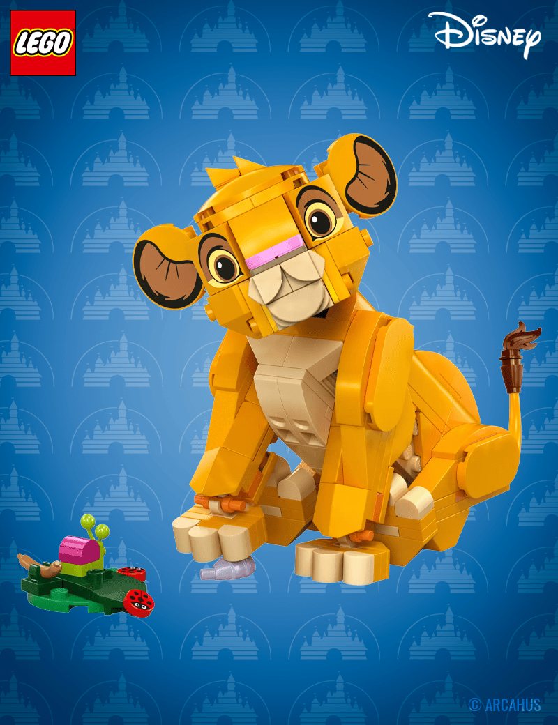 Simba, le bébé du Roi lion - Lego Disney Le Roi Lion 43243