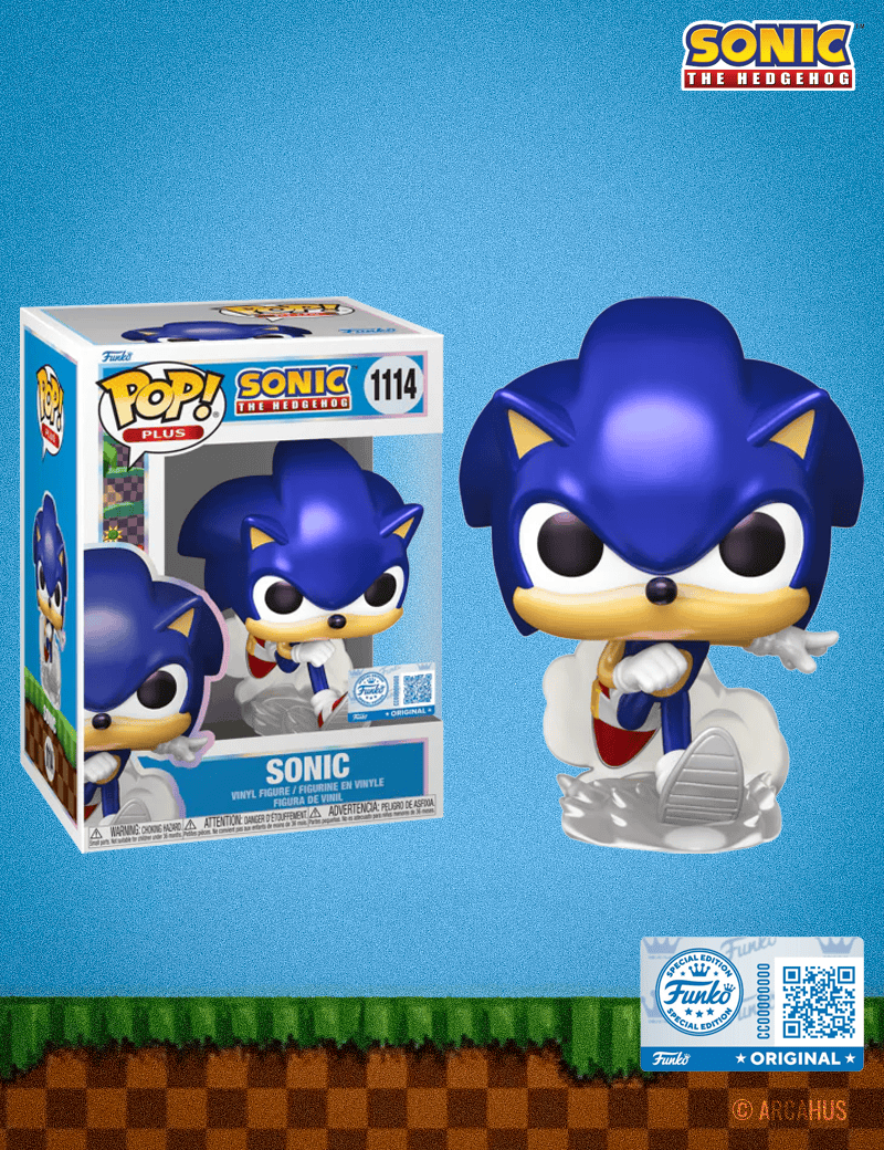 Sonic n° 1114 - Figurine Funko POP! Plus Sonic The Hedgehog