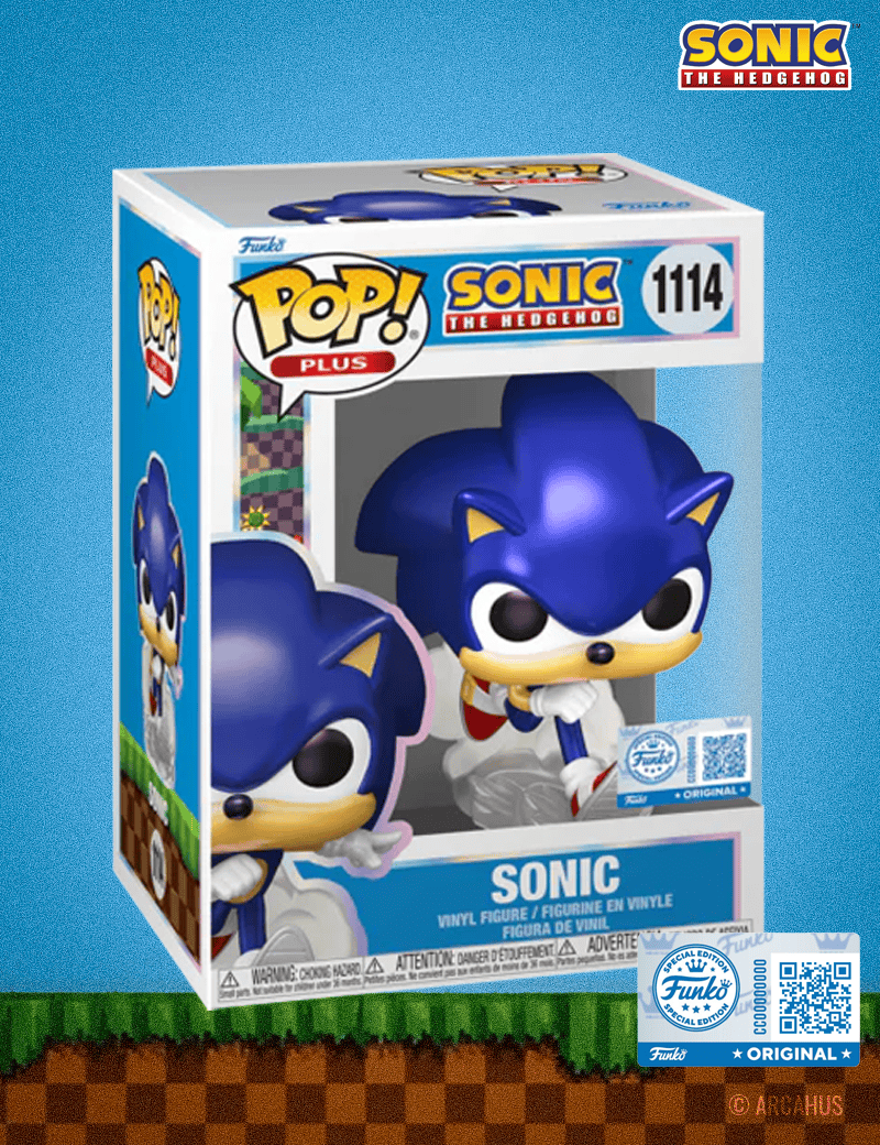 Sonic n° 1114 - Figurine Funko POP! Plus Sonic The Hedgehog