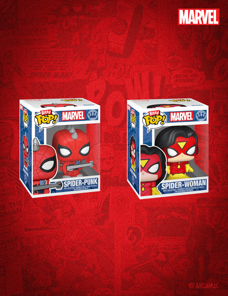 Spider-Man Web - Funko Bitty POP! Display Marvel Spider-Man