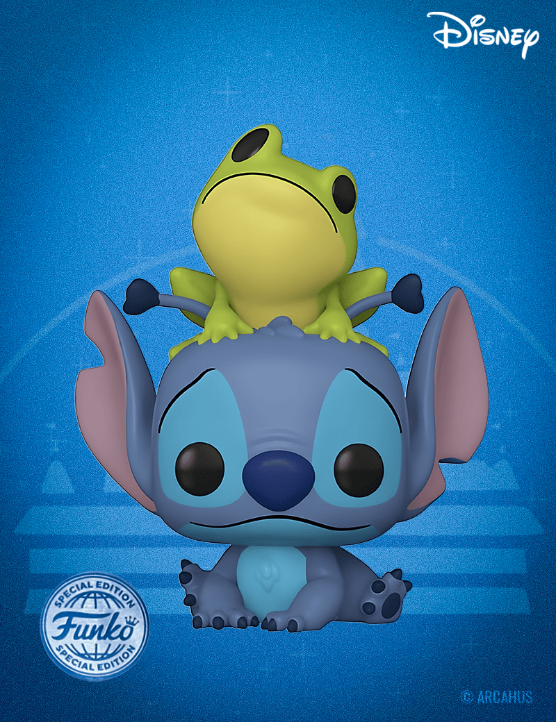 Stitch avec une Grenouille n° 986 - Figurine Funko POP! Disney  Lilo & Stitch