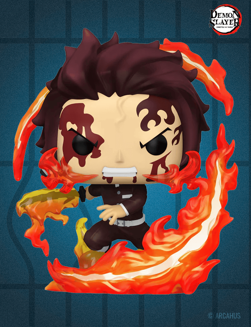 Tanjiro (Dancing Flash) n° 2041 - Figurine Funko POP! Plus Demon Slayer