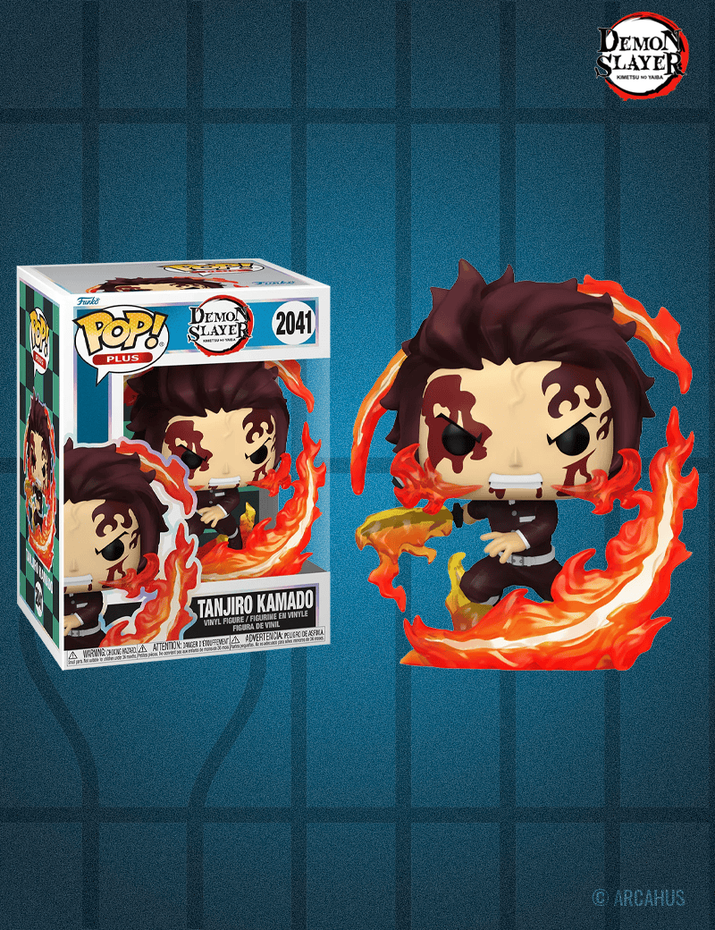 Tanjiro (Dancing Flash) n° 2041 - Figurine Funko POP! Plus Demon Slayer