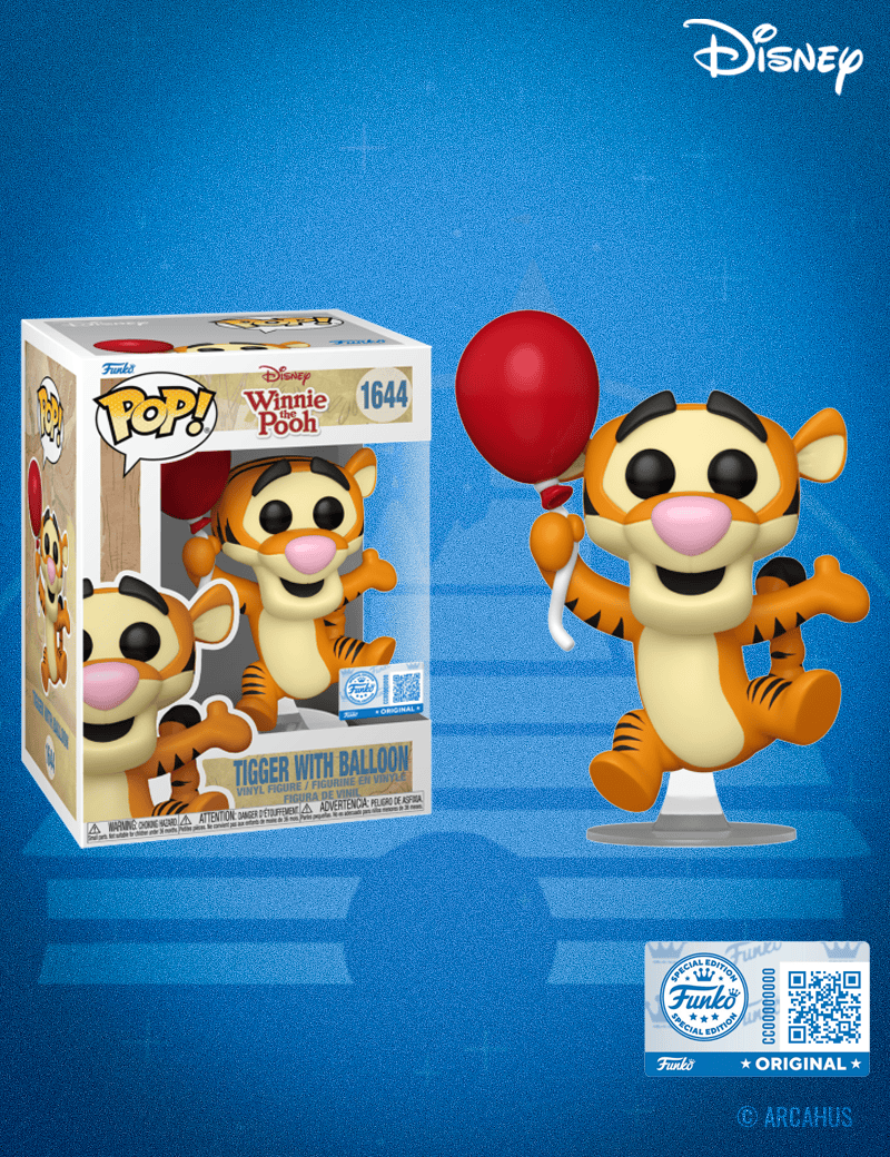 Tigrou avec ballon n° 1644 - Figurine Funko POP! Disney Winnie l'Ourson