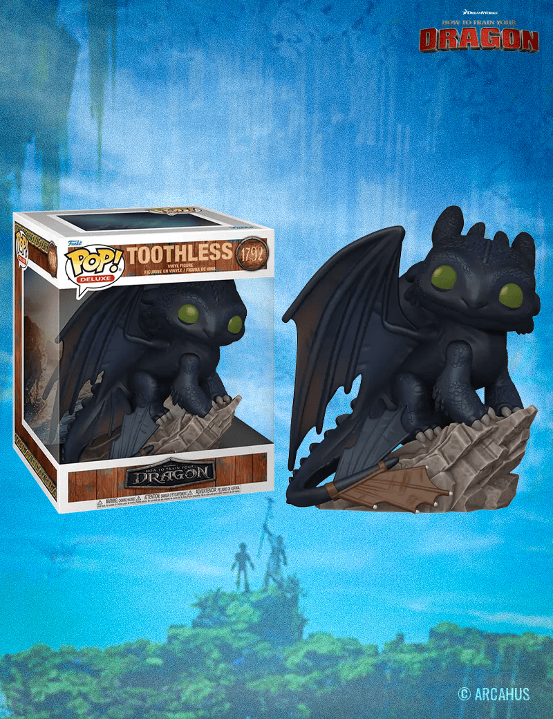 Krokmou (Toothless) n° 1792 - Figurine Funko POP! Deluxe Movies Dragons Live Action