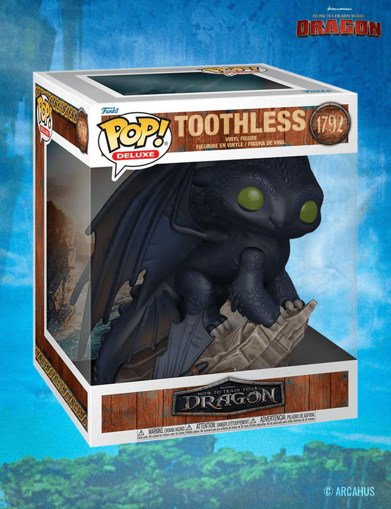 Krokmou (Toothless) n° 1792 - Figurine Funko POP! Deluxe Movies Dragons Live Action