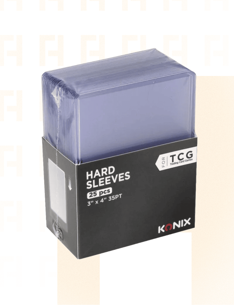 25 Toploader -  Protection Rigide 3" x 4"