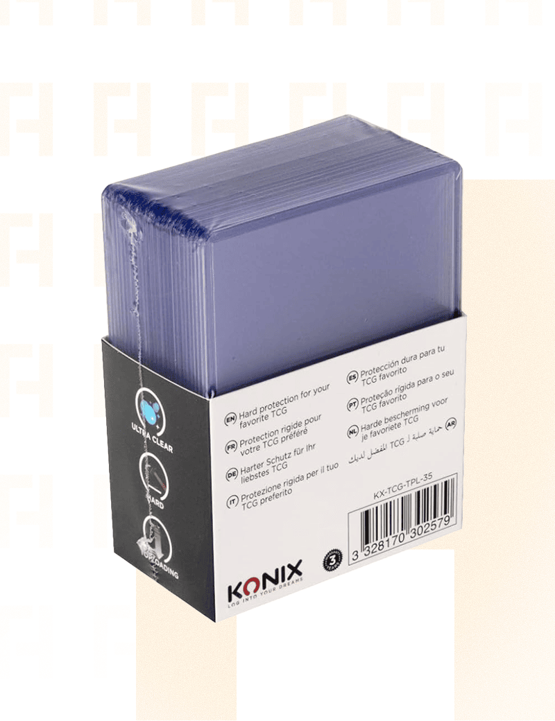 25 Toploader -  Protection Rigide 3" x 4"