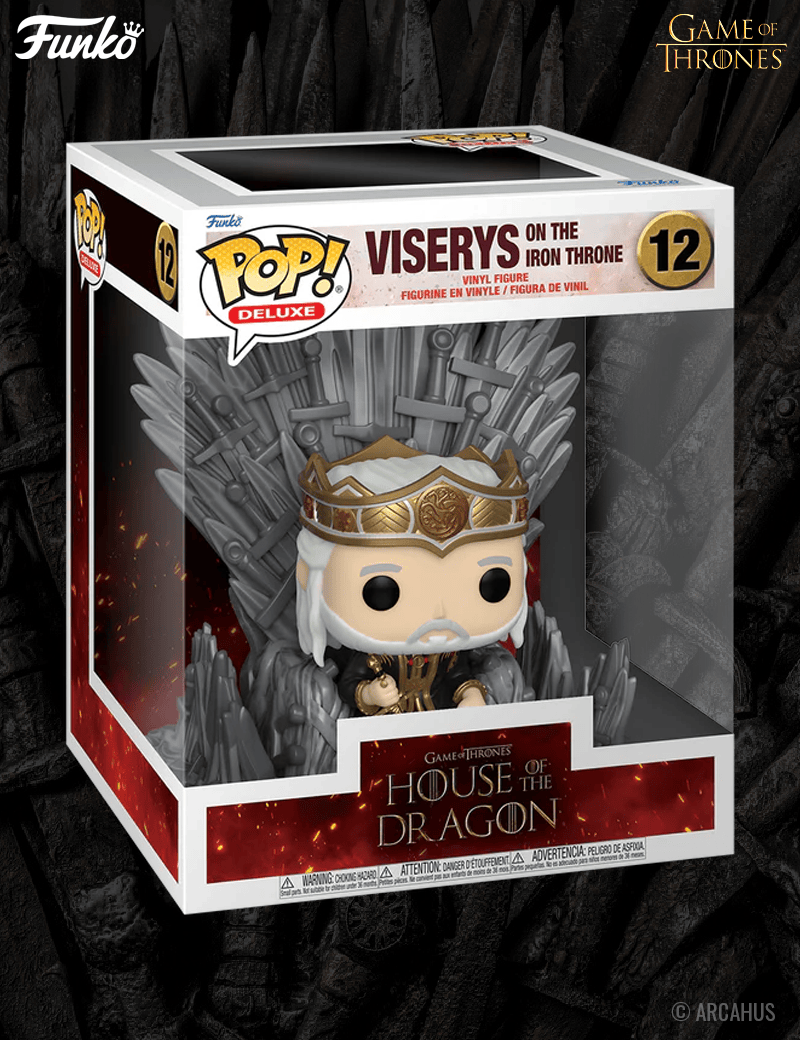 Viserys on the Iron Throne n° 12 - Figurine Funko POP! Deluxe House of the Dragon
