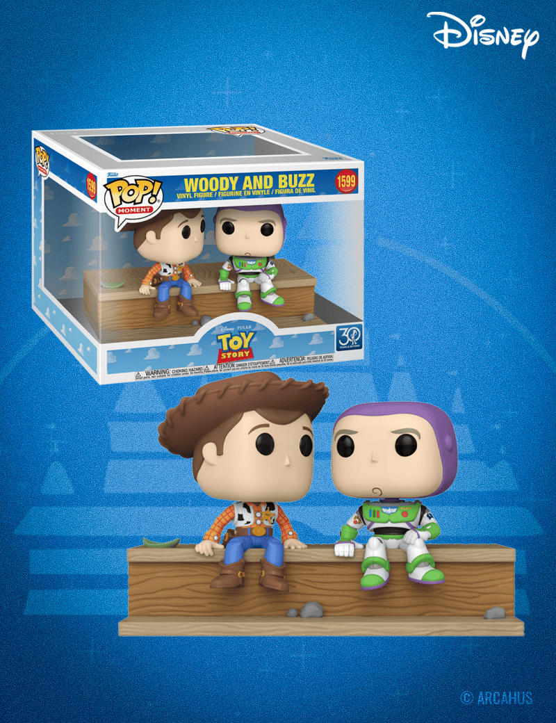 Woody & Buzz n° 1599 - Figurine Funko POP! Disney Pixar Toy Story 30eme Anniversaire