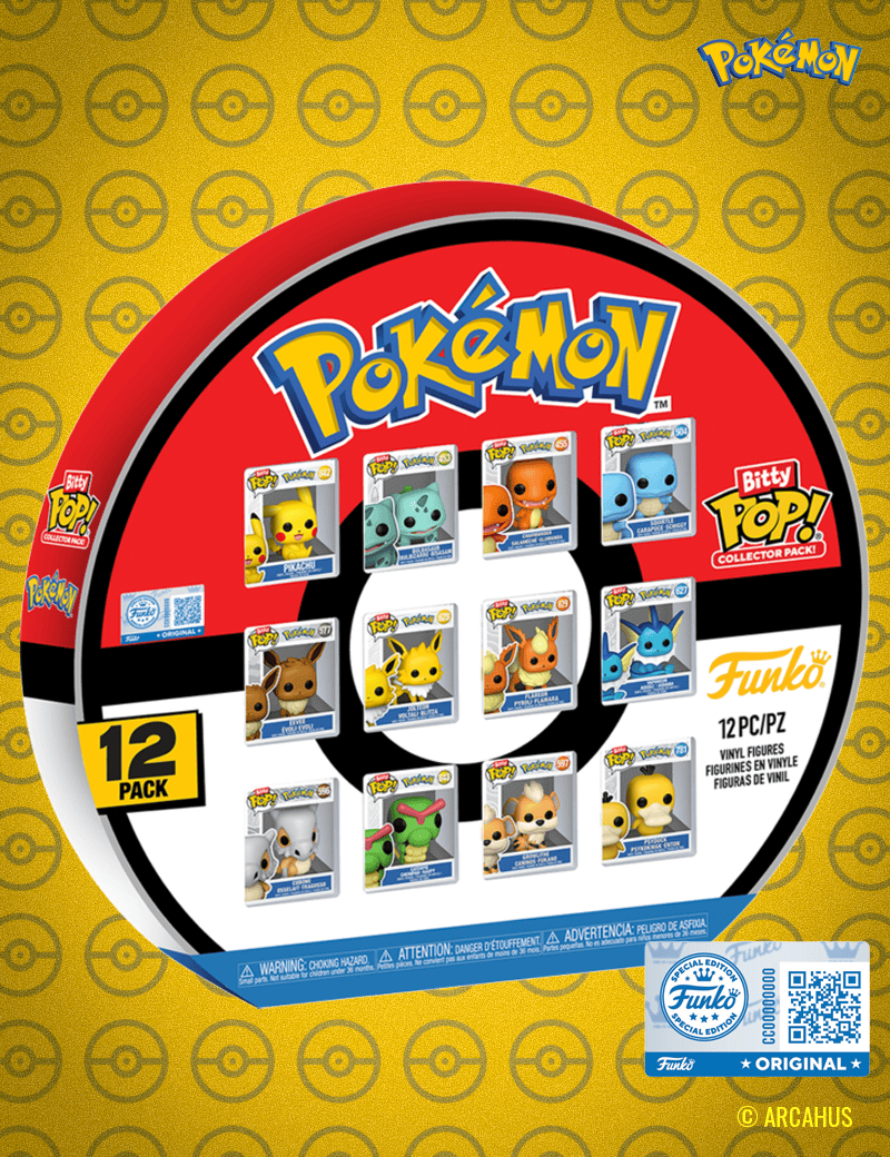Pokémon 12 Pack - Funko Bitty POP! Pokémon