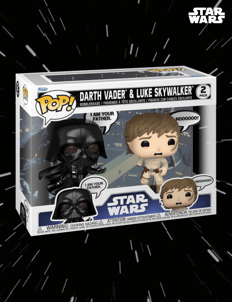 2 Pack Dark Vador & Luke - Figurine Funko POP! Star Wars