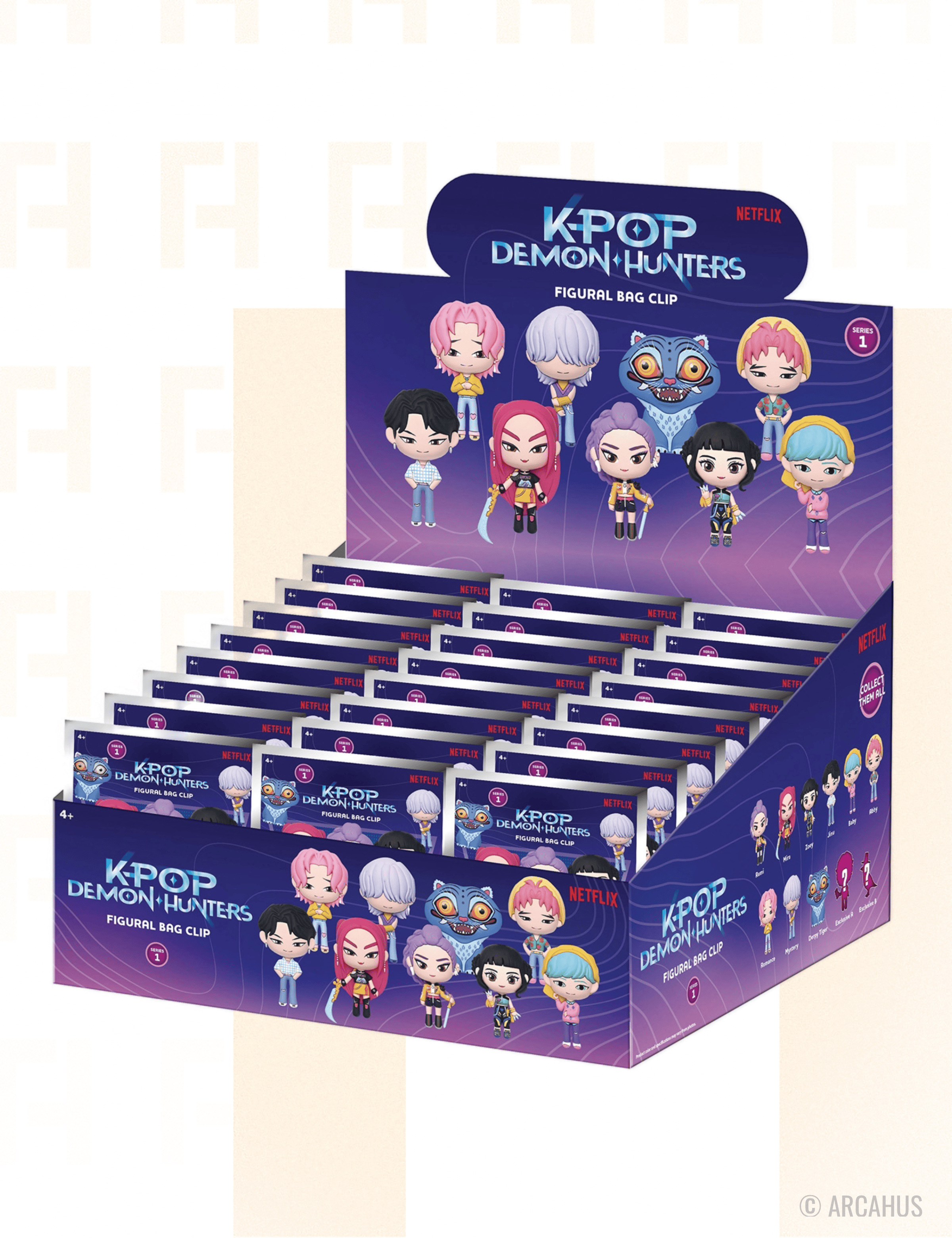 K-Pop Demon Hunters - 3D Foam Bag Clip KPop Demon Hunters Series 1