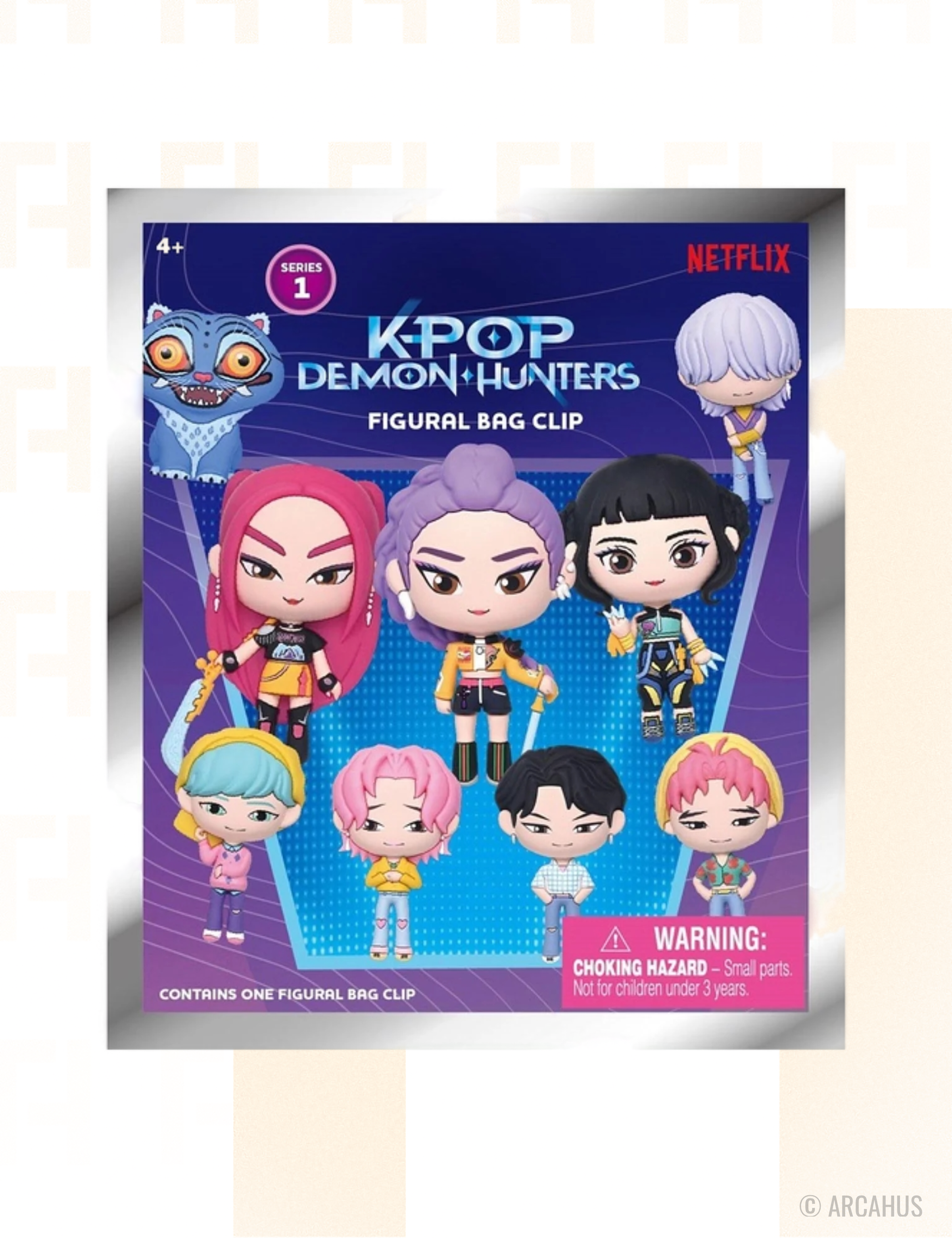 K-Pop Demon Hunters - 3D Foam Bag Clip KPop Demon Hunters Series 1