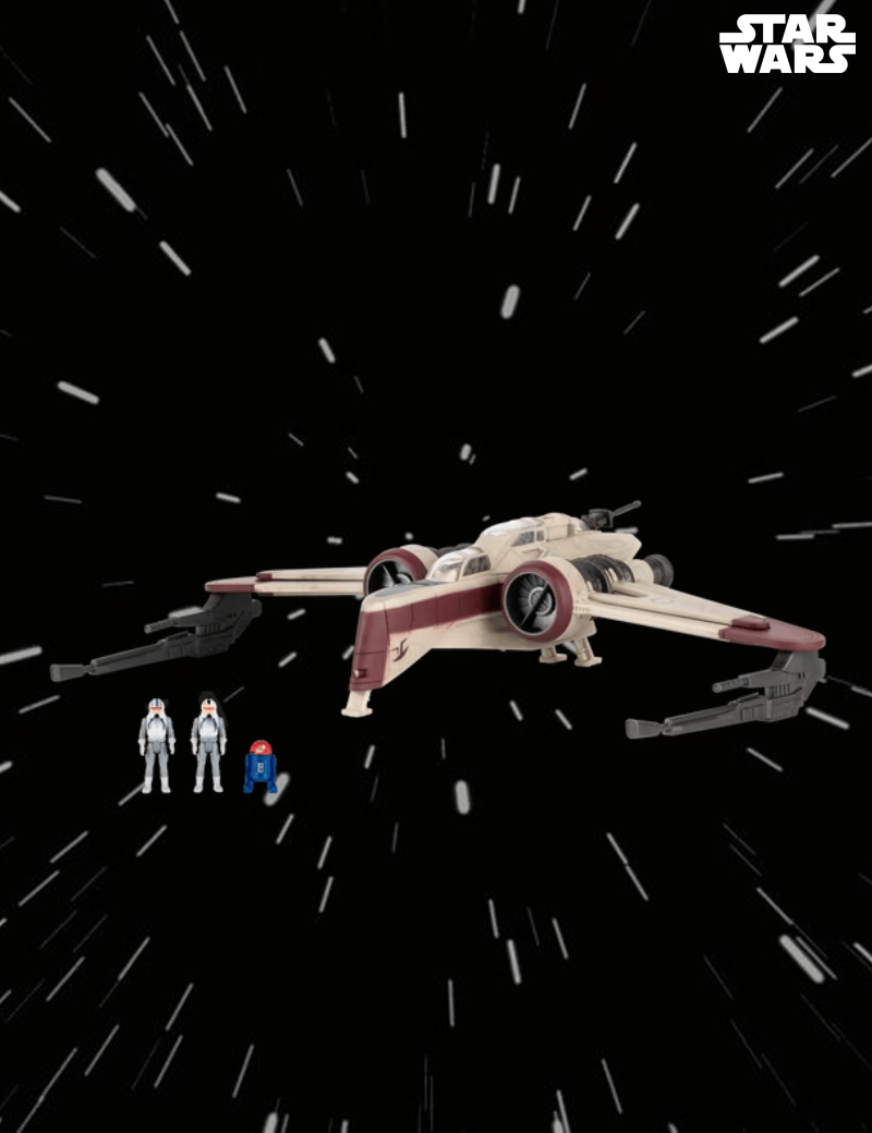 ARC-170 Starfighter - Véhicule 25cm & Figurine Assault Class Star Wars Micro Galaxy Squadron Series 8